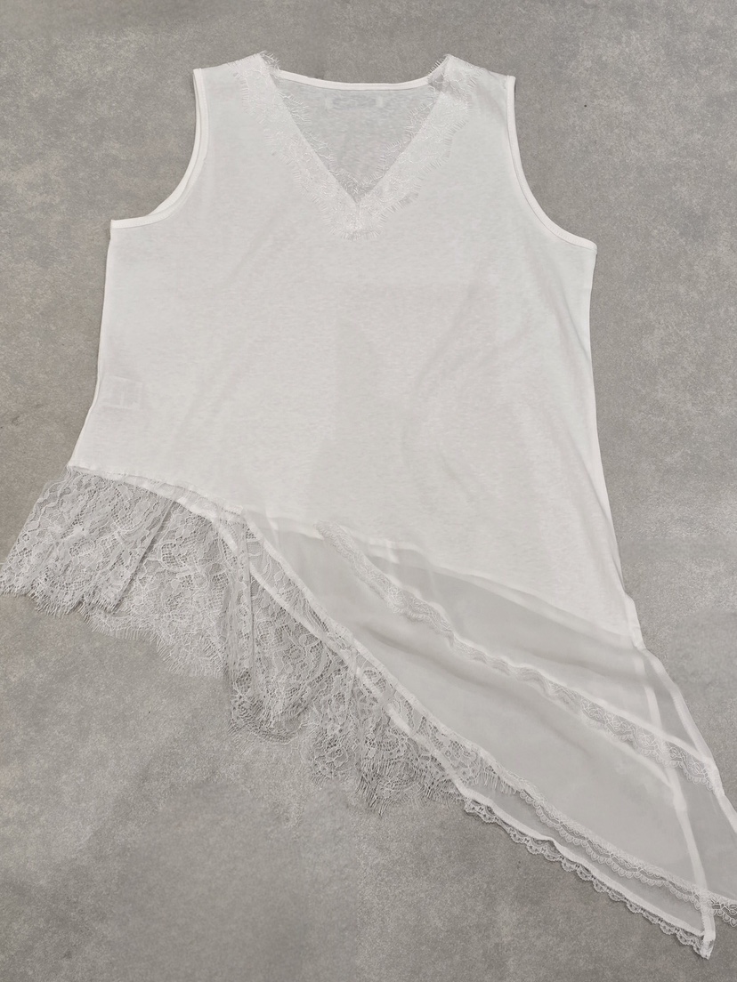 LIKEVAM韓國直郵女士新品26春夏推薦時尚職業吊帶背心不對稱LIKEVAM吊帶/背心