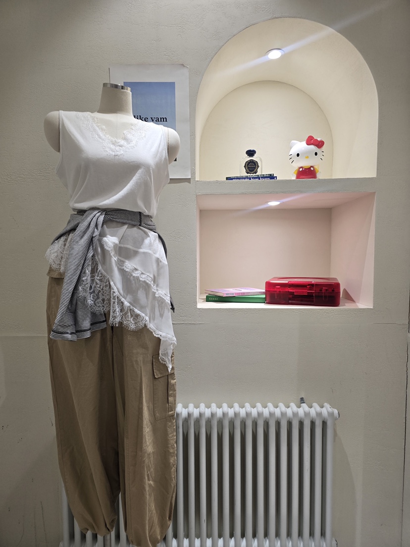 LIKEVAM韓國直郵女士新品26春夏推薦時尚職業吊帶背心不對稱LIKEVAM吊帶/背心