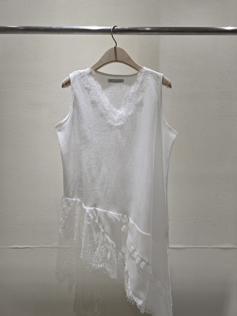 LIKEVAM韓國直郵女士新品26春夏推薦時尚職業吊帶背心不對稱LIKEVAM吊帶/背心圖色1