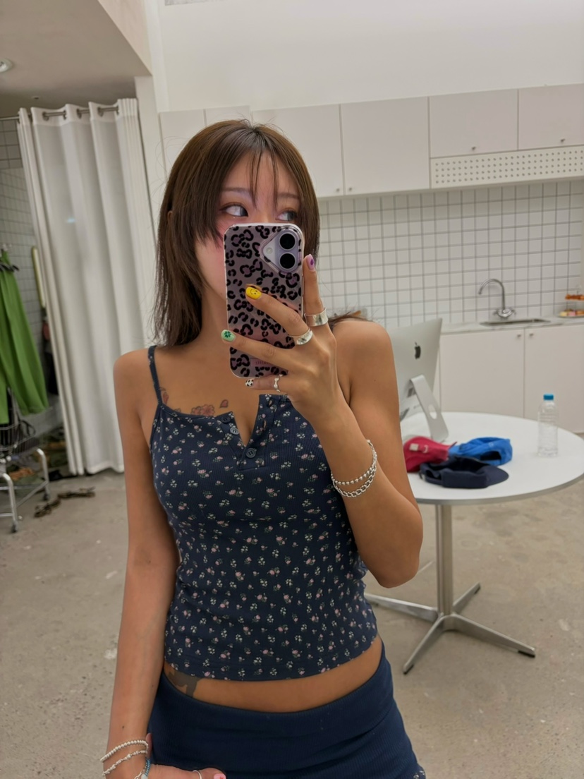 CUCUMBER韓國東大門代購女士新款熱賣推薦休閑26春夏吊帶背心CUCUMBER吊帶/背心圖色3