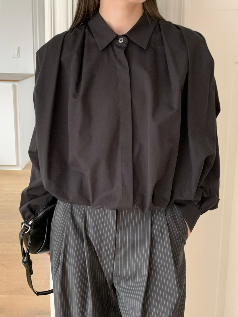 BINUS韓國直郵實拍女士新款推薦26春夏職業熱賣襯衫蕾絲衫BINUS襯衫/蕾絲衫