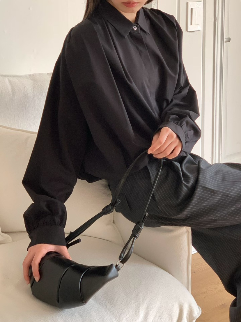 BINUS韓國直郵實拍女士新款推薦26春夏職業熱賣襯衫蕾絲衫BINUS襯衫/蕾絲衫