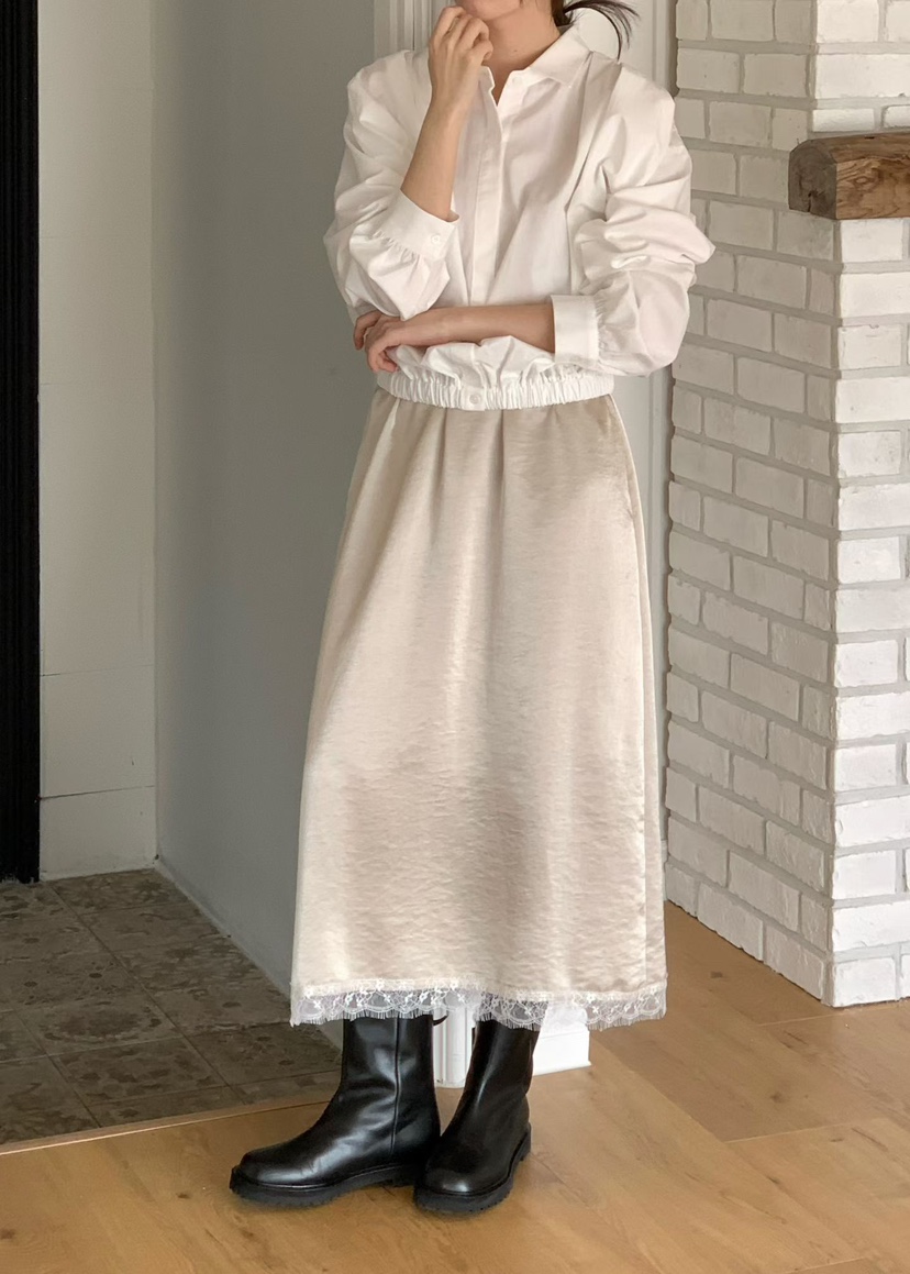 BINUS韓國直郵實拍女士新款推薦26春夏職業熱賣襯衫蕾絲衫BINUS襯衫/蕾絲衫