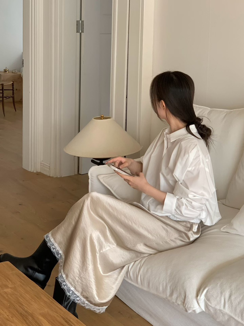 BINUS韓國直郵實拍女士新款推薦26春夏職業熱賣襯衫蕾絲衫BINUS襯衫/蕾絲衫