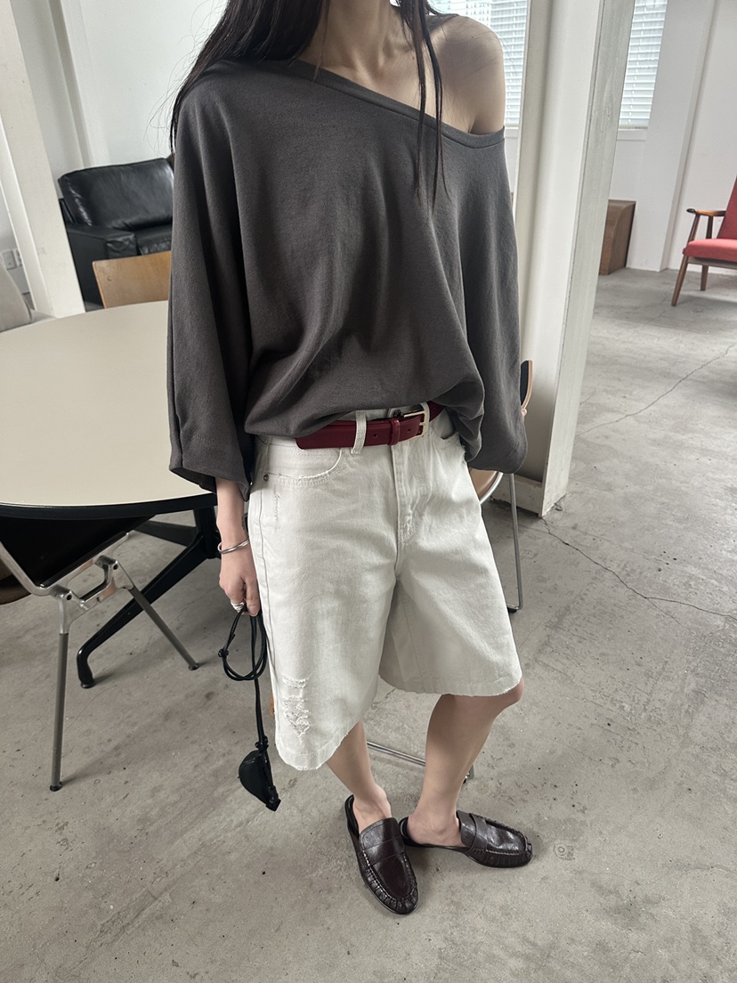 BOWIE韓國直郵實拍女士新款休閑推薦時尚人氣26春夏職業短褲BOWIE短褲