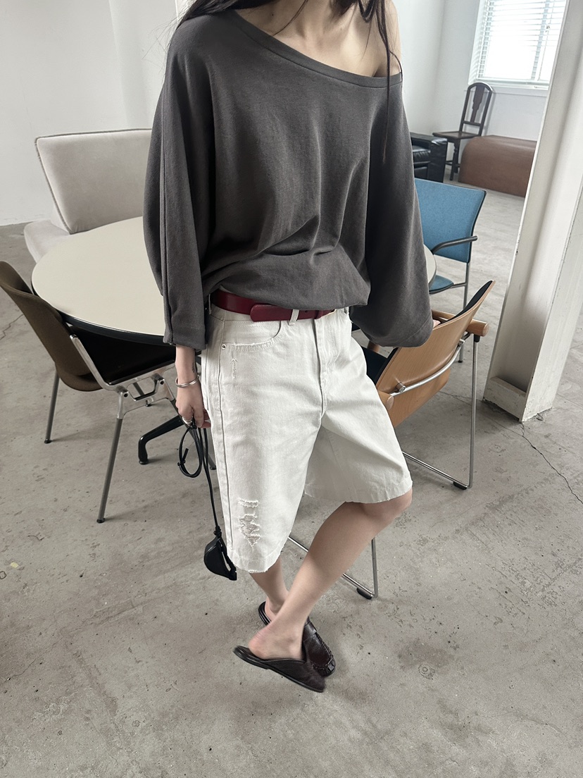 BOWIE韓國直郵實拍女士新款休閑推薦時尚人氣26春夏職業短褲BOWIE短褲