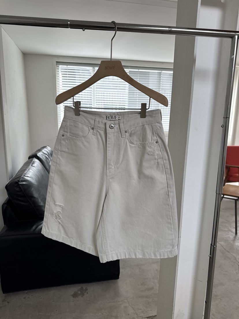 BOWIE韓國直郵實拍女士新款休閑推薦時尚人氣26春夏職業短褲BOWIE短褲圖色1