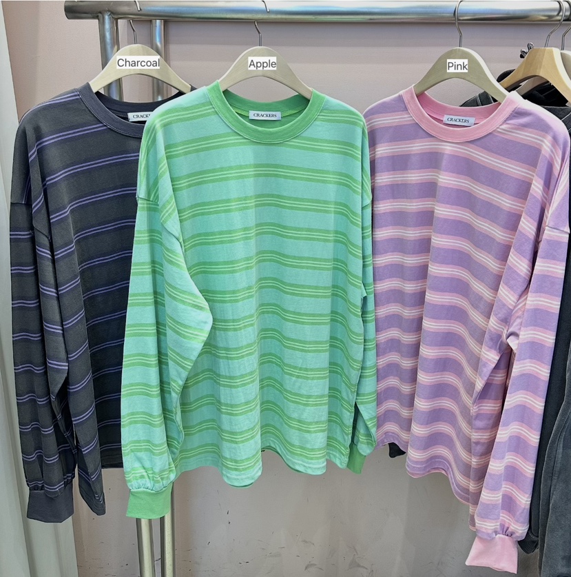 CRACKERS韓國東大門直郵女士新品人氣26春夏時尚推薦長袖T恤CRACKERS長袖T恤