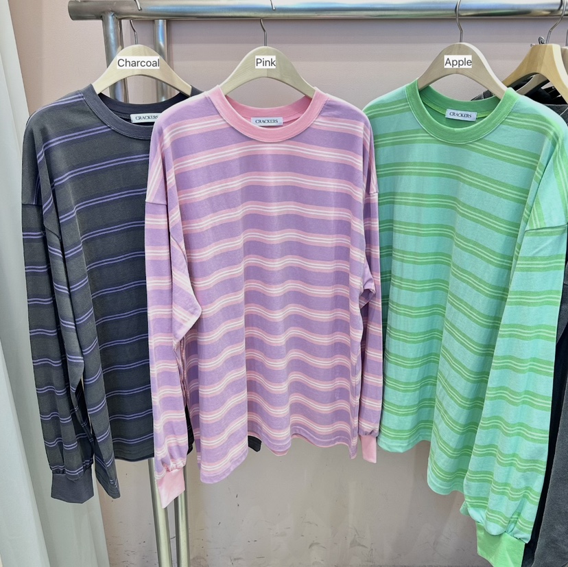 CRACKERS韓國東大門直郵女士新品人氣26春夏時尚推薦長袖T恤CRACKERS長袖T恤