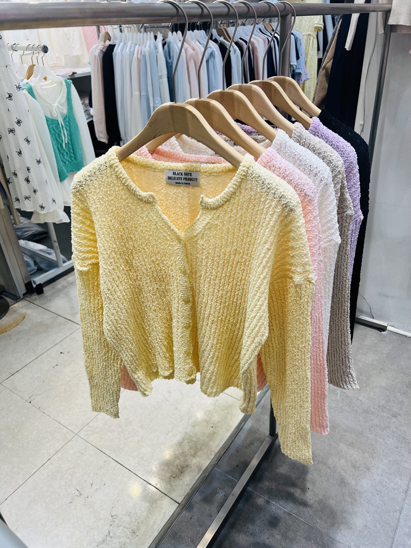 BLACK NOTE韓國東大門直郵女裝新品熱賣推薦時尚26春夏針織衫BLACK NOTE針織衫