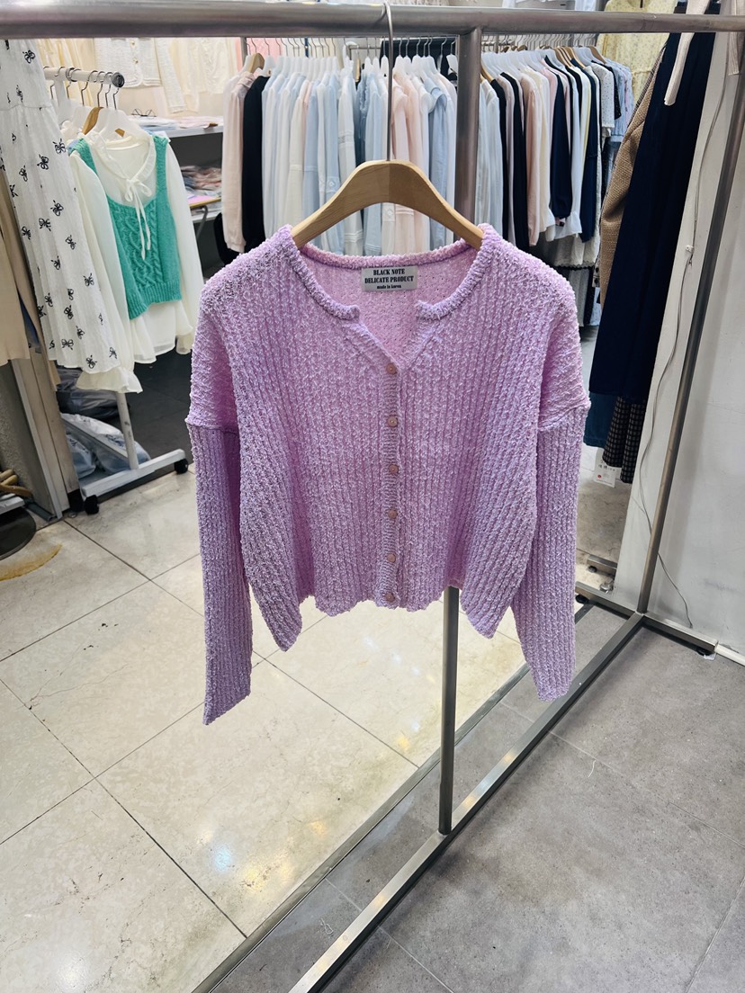 BLACK NOTE韓國東大門直郵女裝新品熱賣推薦時尚26春夏針織衫BLACK NOTE針織衫圖色5