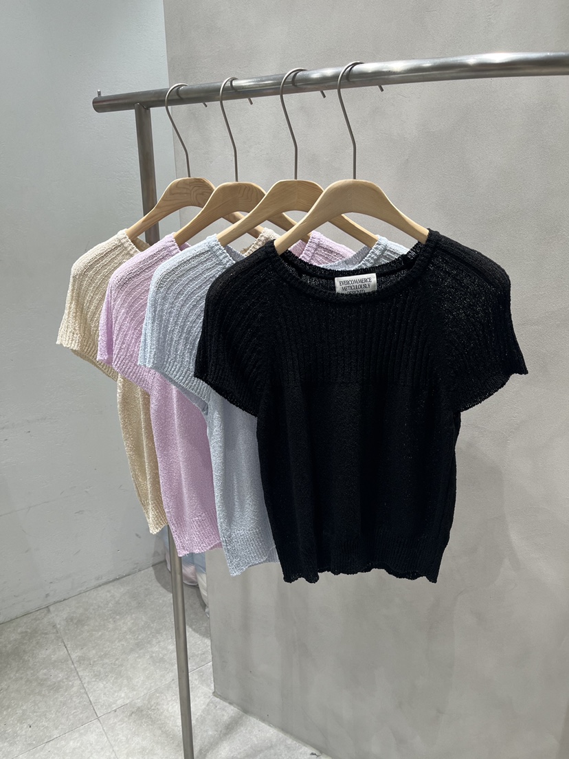 EVERCOMMERCE METICULOUSLY DESIGNED韓國代購女士新品熱賣針織衫羅紋EVERCOMMERCE METICULOUSLY DESIGNED針織衫