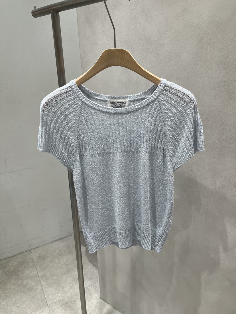 EVERCOMMERCE METICULOUSLY DESIGNED韓國代購女士新品熱賣針織衫羅紋EVERCOMMERCE METICULOUSLY DESIGNED針織衫圖色2