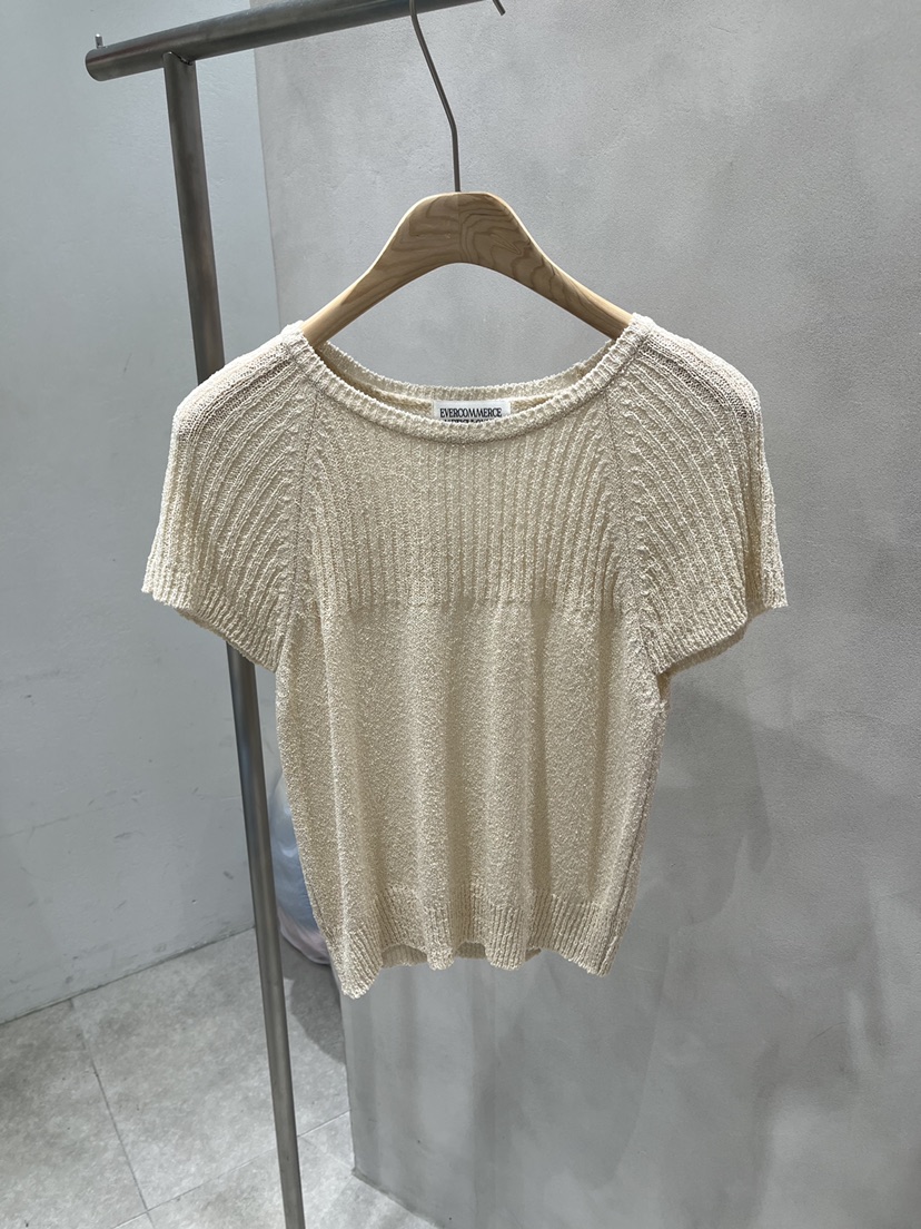 EVERCOMMERCE METICULOUSLY DESIGNED韓國代購女士新品熱賣針織衫羅紋EVERCOMMERCE METICULOUSLY DESIGNED針織衫圖色4