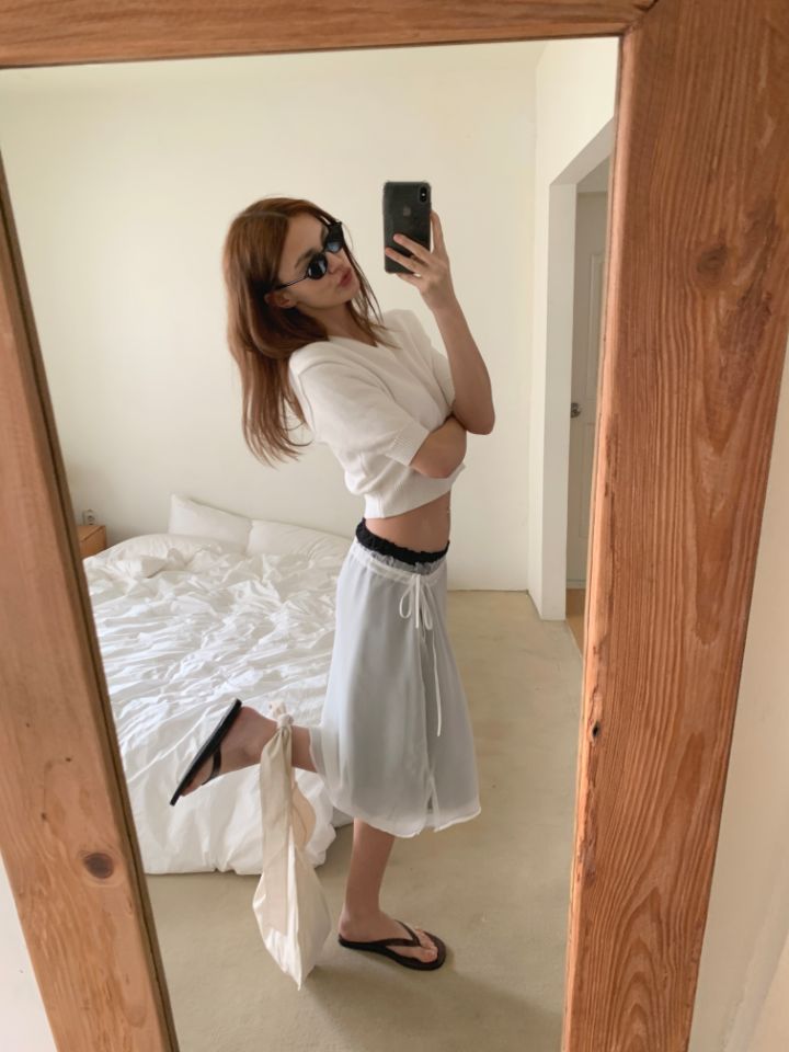 LIVE FOREVER韓國東大門代購女士新品熱賣人氣針織衫V領LIVE FOR_EVER針織衫