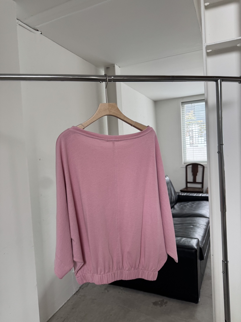 BOWIE韓國代購女裝新品職業熱賣時尚26春夏人氣長袖T恤寬松BOWIE長袖T恤