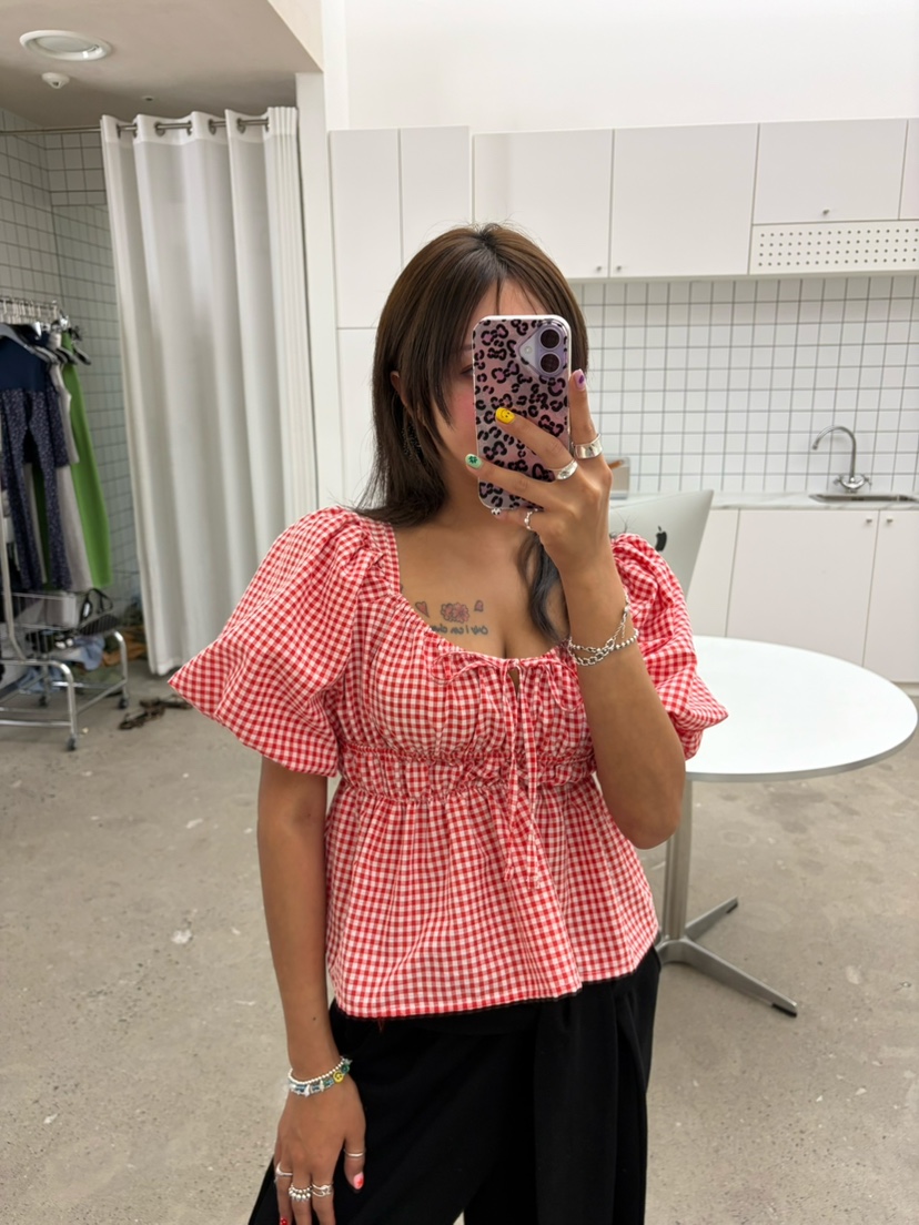 CUCUMBER韓國直郵女士新品人氣推薦26春夏熱賣襯衫蕾絲衫CUCUMBER襯衫/蕾絲衫圖色2