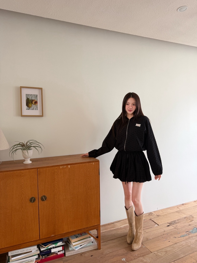 MARKE-P韓國東大門直郵女裝新款推薦夾克連帽衫刺繡拉鏈MARKE-P夾克