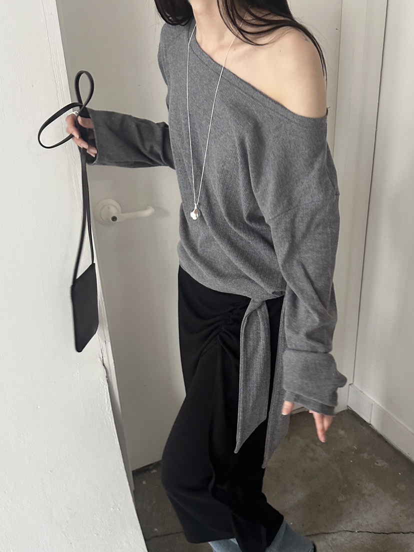 BOWIE韓國東大門直郵女士新品推薦熱賣時尚休閑職業長袖T恤BOWIE長袖T恤