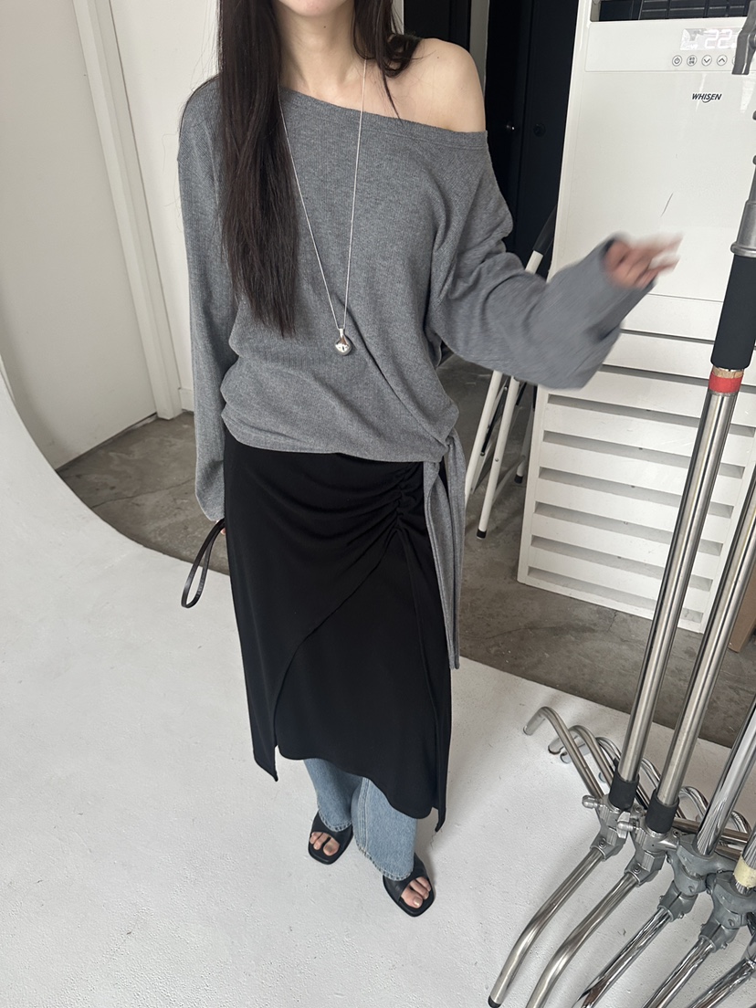 BOWIE韓國東大門直郵女士新品推薦熱賣時尚休閑職業長袖T恤BOWIE長袖T恤