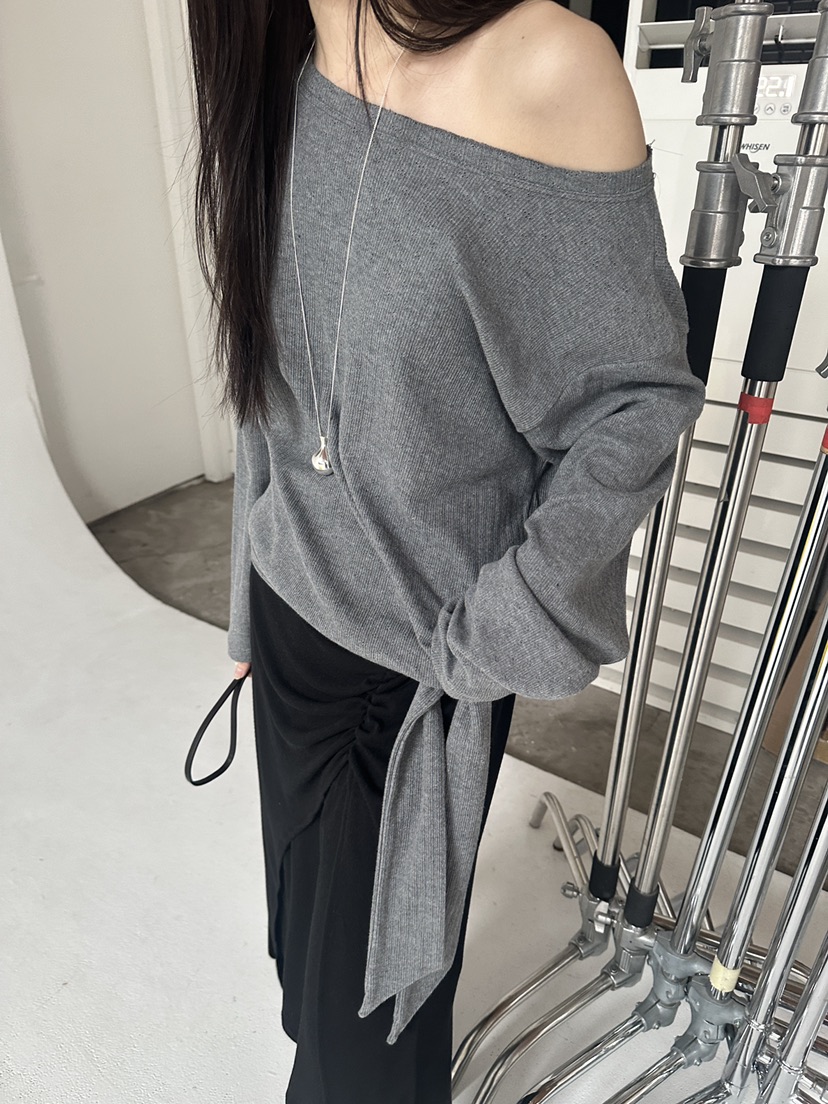 BOWIE韓國東大門直郵女士新品推薦熱賣時尚休閑職業長袖T恤BOWIE長袖T恤