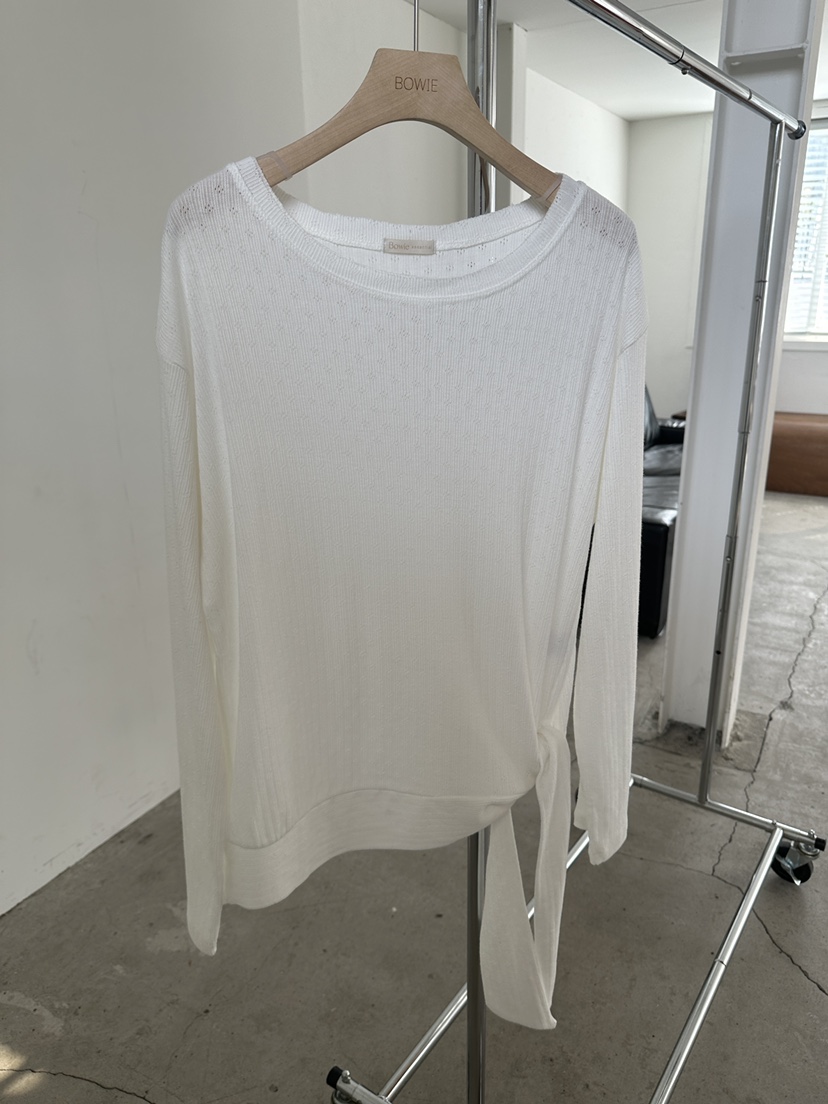 BOWIE韓國東大門直郵女士新品推薦熱賣時尚休閑職業長袖T恤BOWIE長袖T恤圖色2