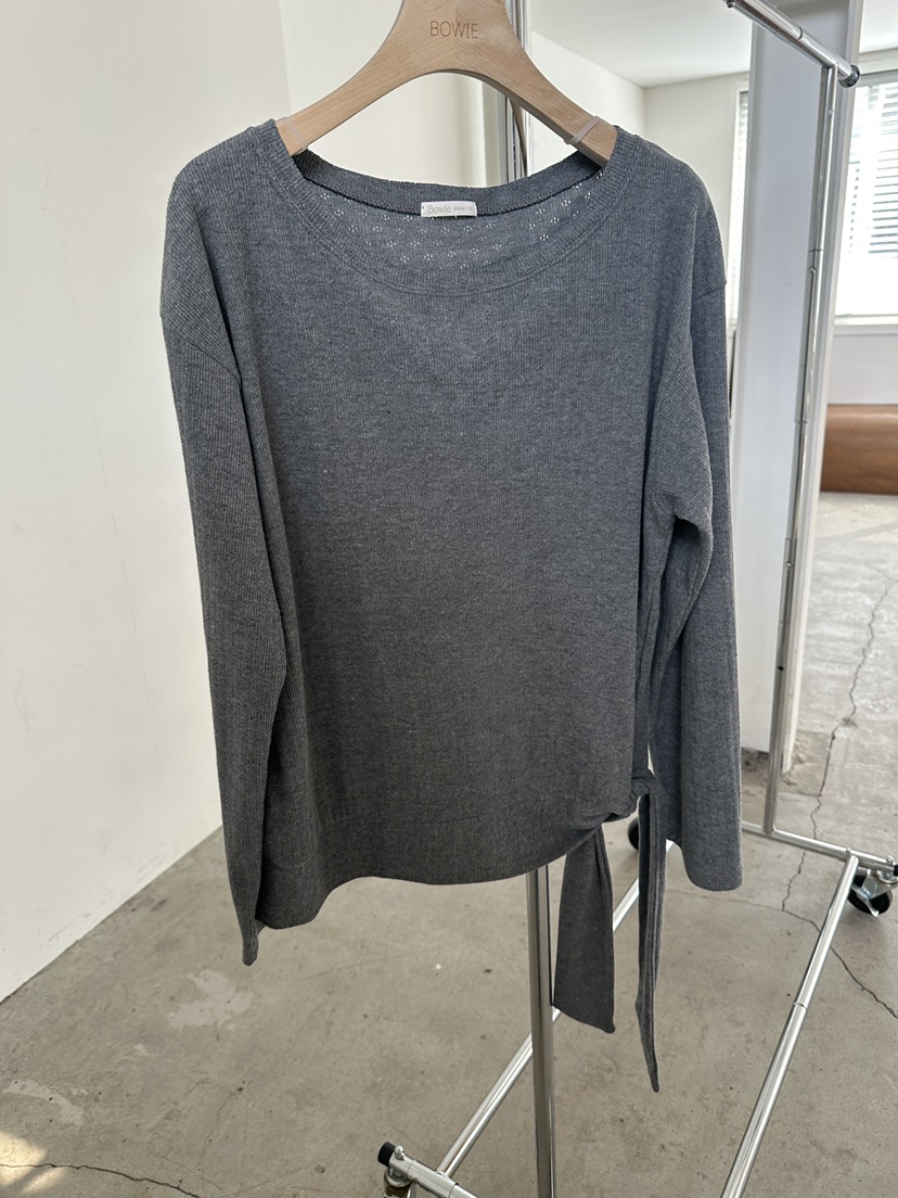 BOWIE韓國東大門直郵女士新品推薦熱賣時尚休閑職業長袖T恤BOWIE長袖T恤圖色3