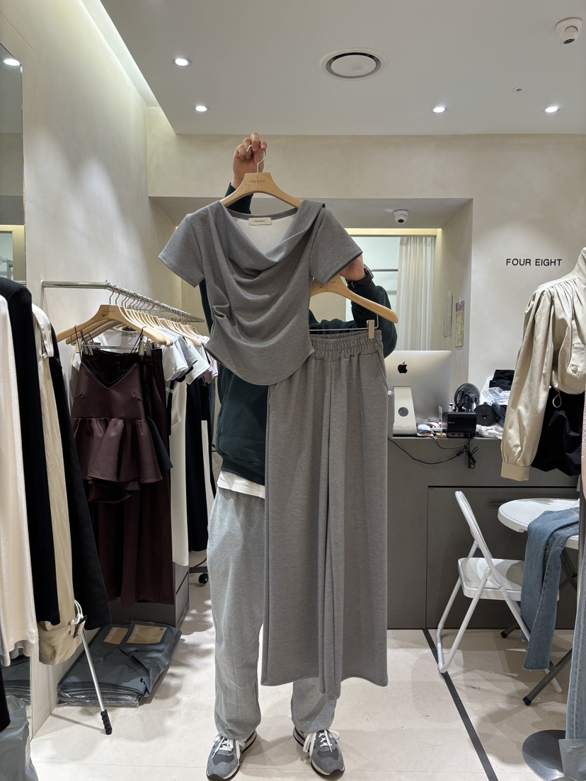 FOUREIGHT韓國東大門代購女士新品休閑26春夏熱賣時尚套裝FOUR EIGHT套裝圖色3