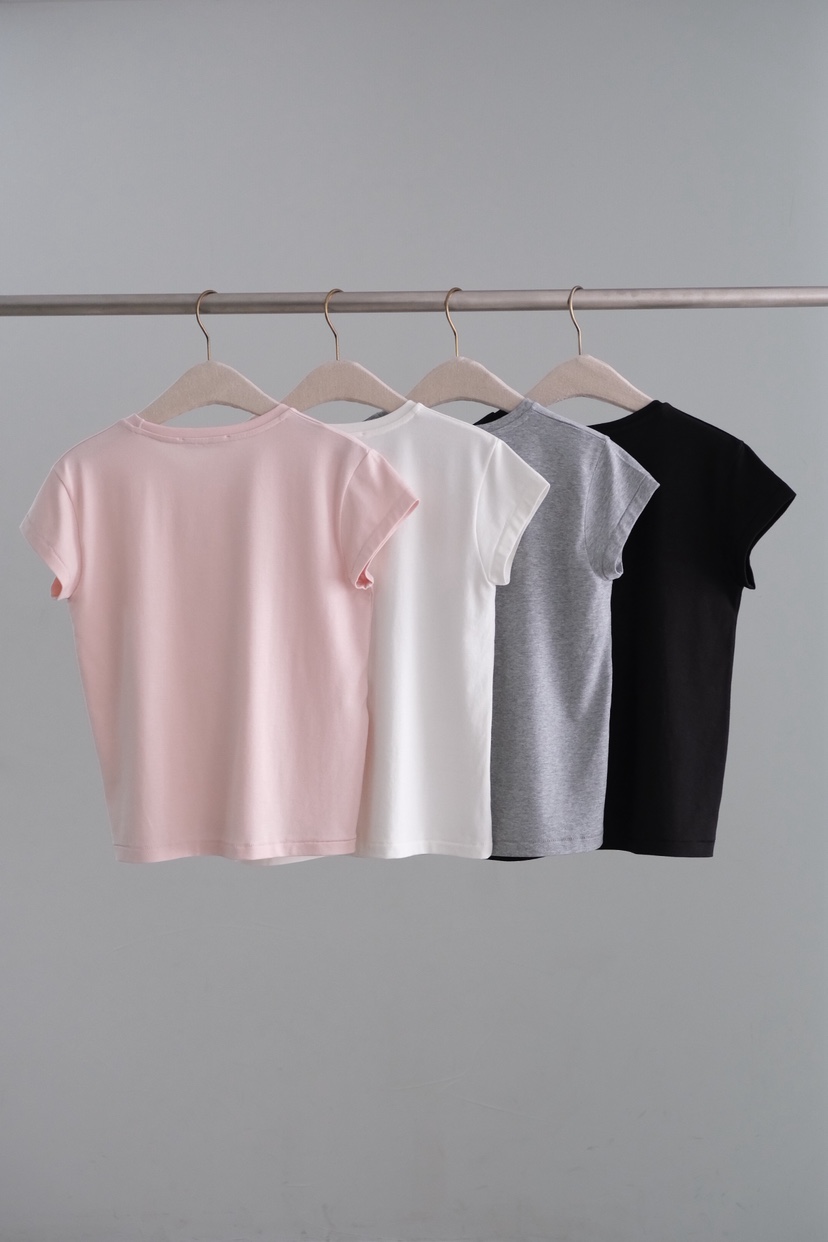 SORBET/FLAT WHITE韓國直郵實拍女士新品熱賣推薦職業T恤SORBET/FLAT WHITET恤