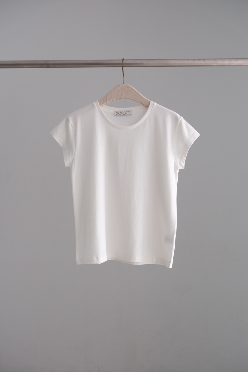 SORBET/FLAT WHITE韓國直郵實拍女士新品熱賣推薦職業T恤SORBET/FLAT WHITET恤圖色2