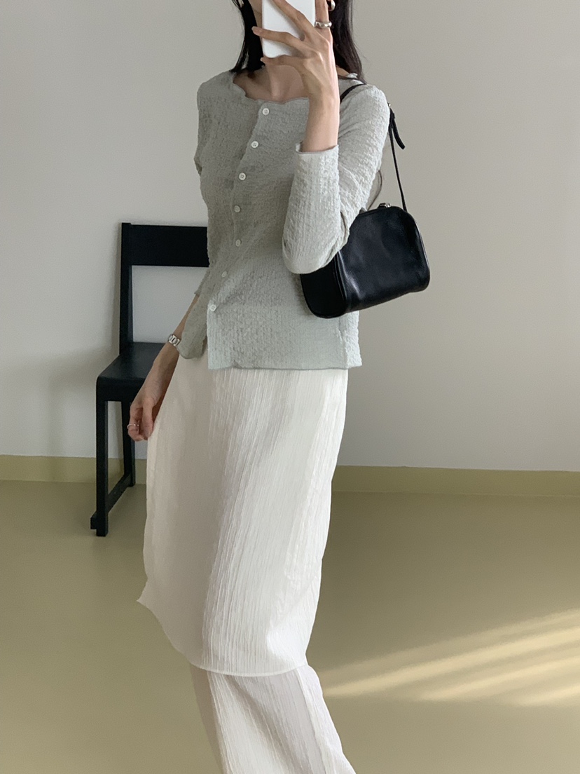 NOTICE韓國東大門代購女士新款職業休閑時尚長袖T恤圓領開衫NOTICE長袖T恤