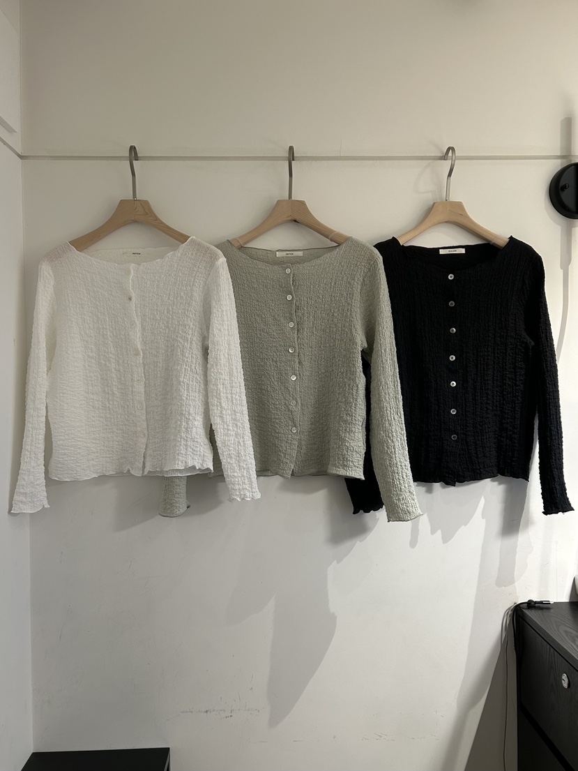 NOTICE韓國東大門代購女士新款職業休閑時尚長袖T恤圓領開衫NOTICE長袖T恤