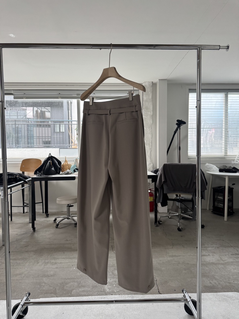 BOWIE韓國代購女裝新品推薦26春夏熱賣休閑職業時尚休閑褲BOWIE休閑褲