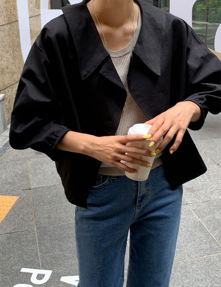 STAY HERE韓國直郵女裝新品26春夏熱賣推薦人氣職業夾克STAY HERE夾克圖色1