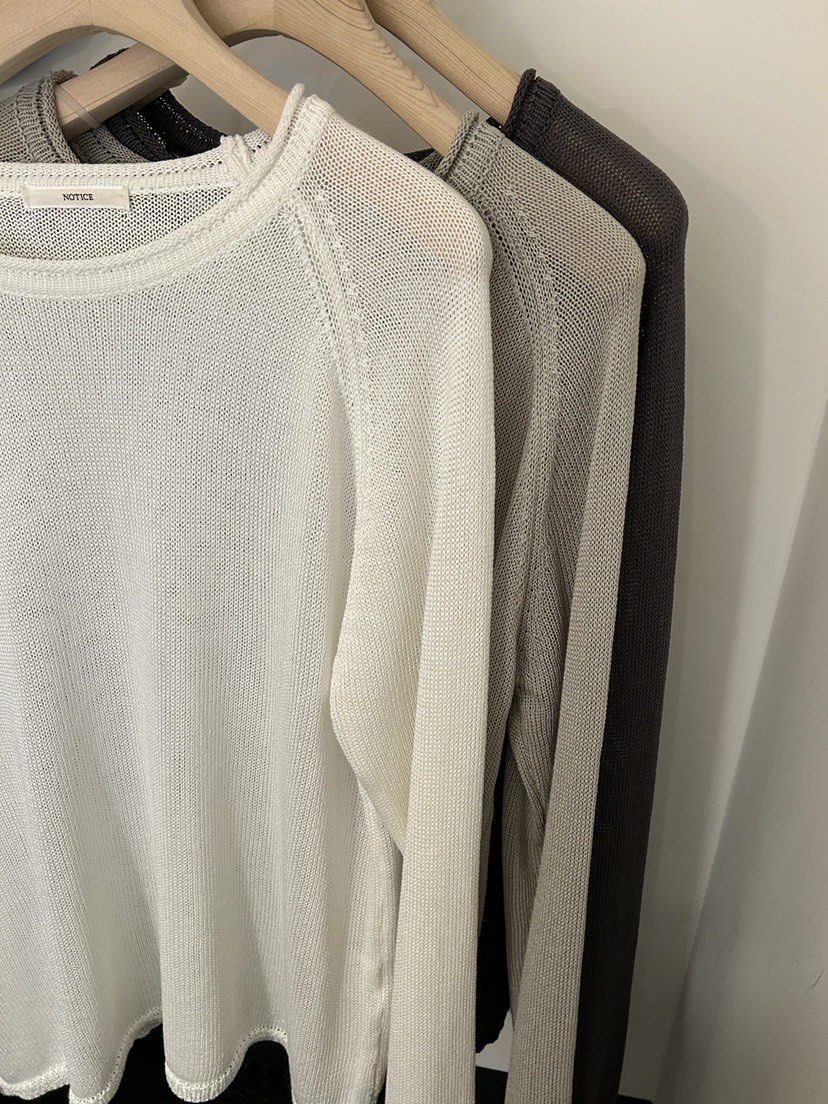 NOTICE韓國東大門直郵女士新品職業26春夏時尚熱賣針織衫NOTICE針織衫