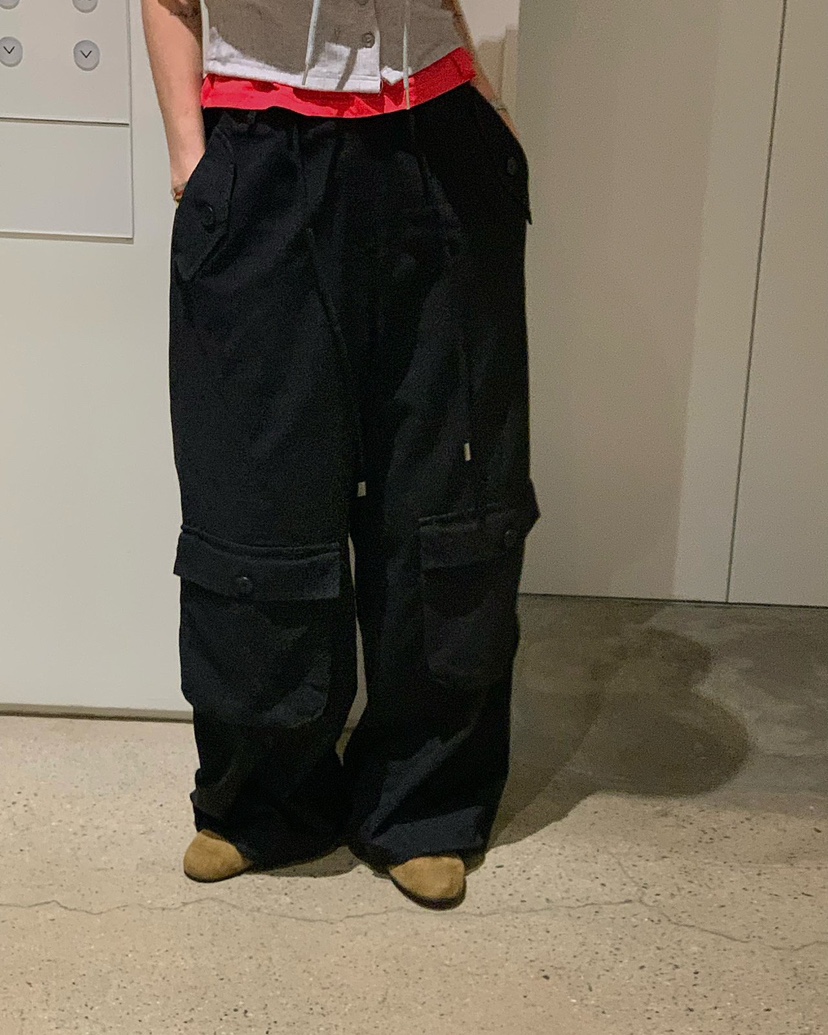 REVE CITE-L韓國東大門代購女士新款職業推薦休閑褲工裝褲REVE CITE-L休閑褲