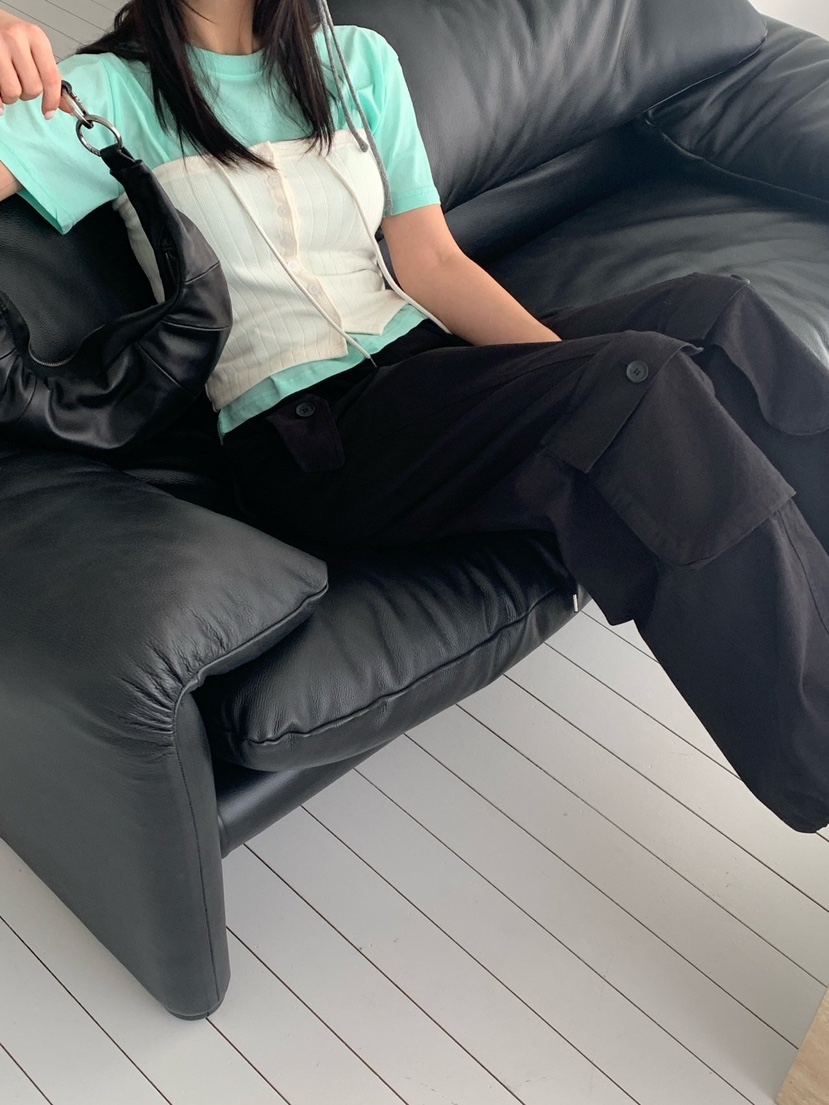 REVE CITE-L韓國東大門代購女士新款職業推薦休閑褲工裝褲REVE CITE-L休閑褲