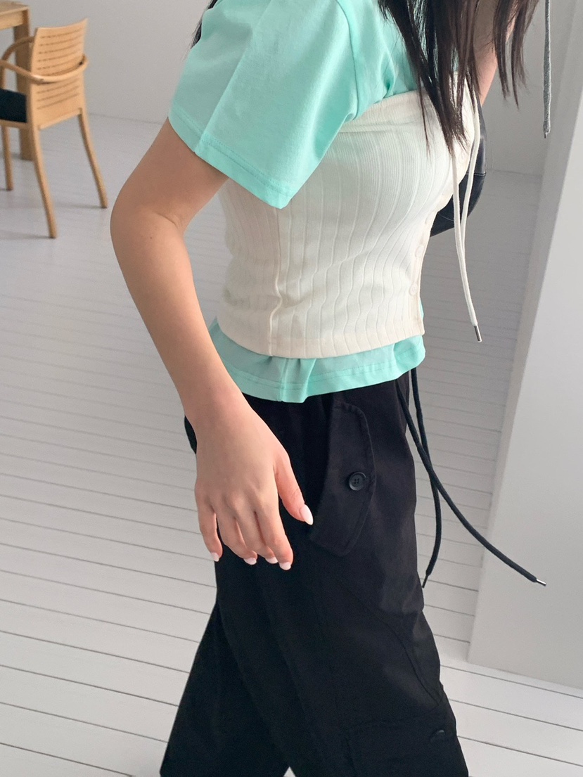 REVE CITE-L韓國東大門代購女士新款職業推薦休閑褲工裝褲REVE CITE-L休閑褲