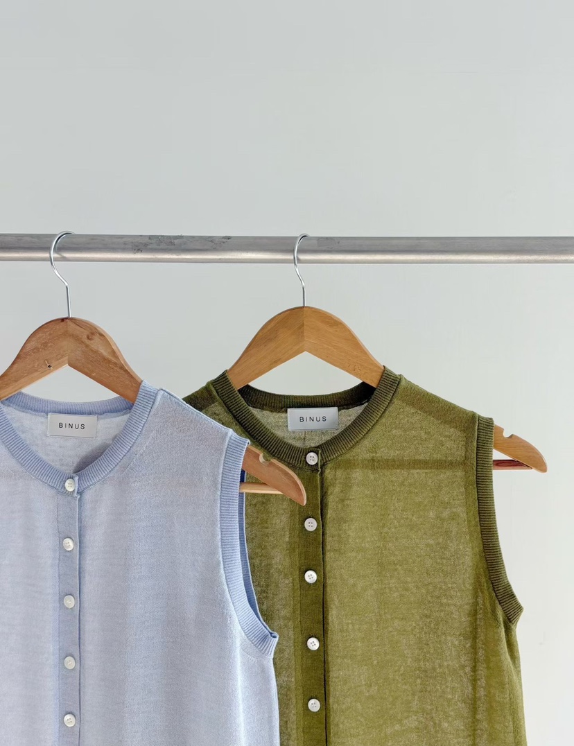 BINUS韓國直郵實拍女士新款推薦26春夏職業時尚休閑熱賣馬甲BINUS馬甲