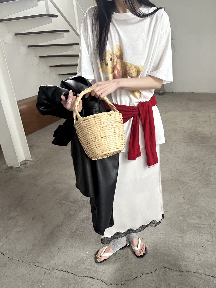 BOWIE韓國代購女裝新款推薦熱賣職業26春夏人氣休閑長裙蕾絲BOWIE長裙