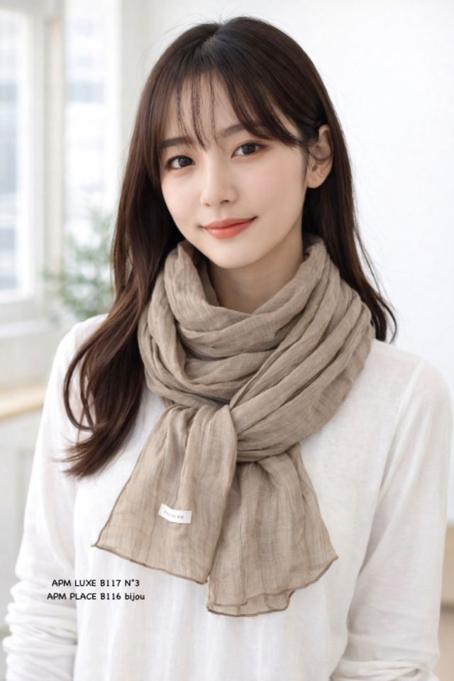 N3韓國代購女士新品熱賣職業時尚26春夏人氣推薦圍巾披肩N3圍巾/披肩