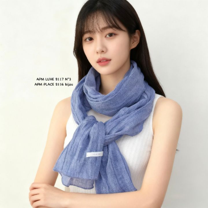 N3韓國代購女士新品熱賣職業時尚26春夏人氣推薦圍巾披肩N3圍巾/披肩