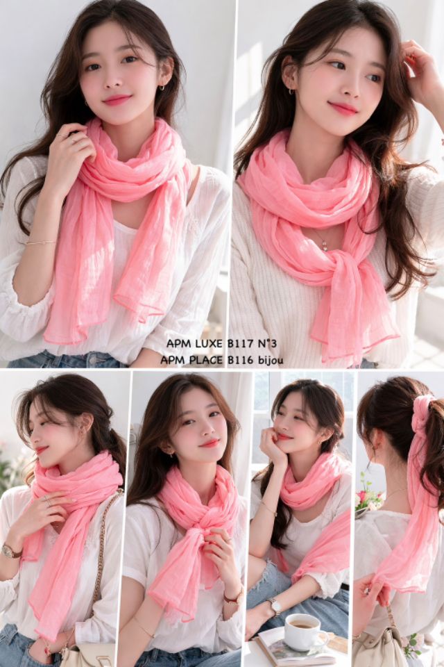 N3韓國代購女士新品熱賣職業時尚26春夏人氣推薦圍巾披肩N3圍巾/披肩