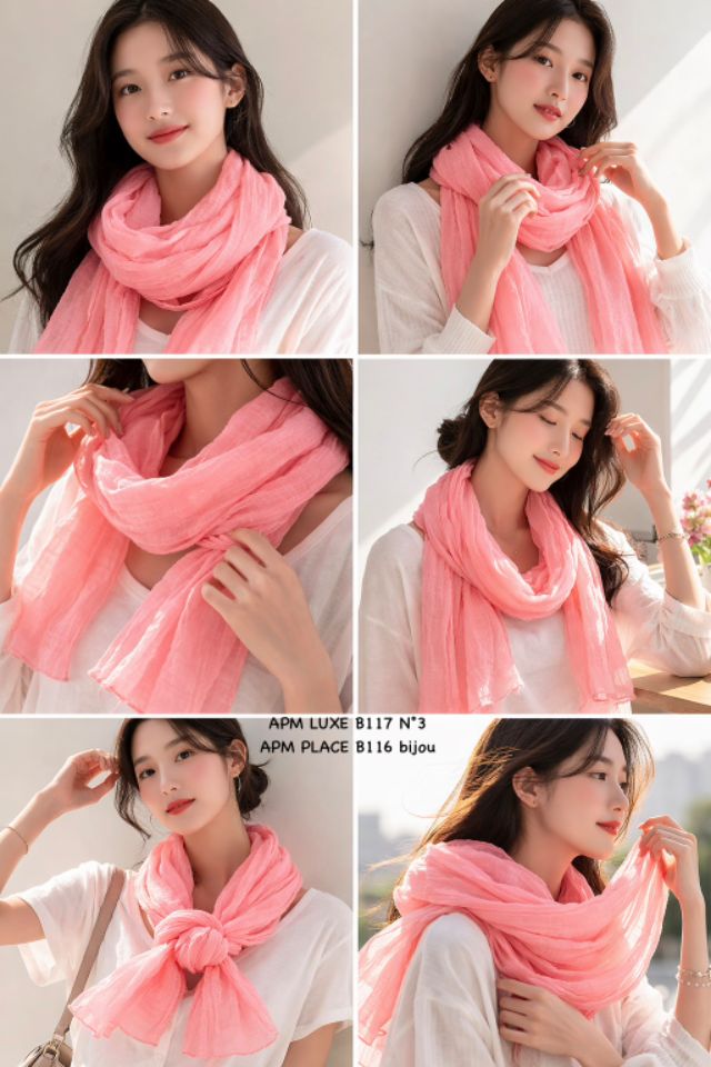 N3韓國代購女士新品熱賣職業時尚26春夏人氣推薦圍巾披肩N3圍巾/披肩