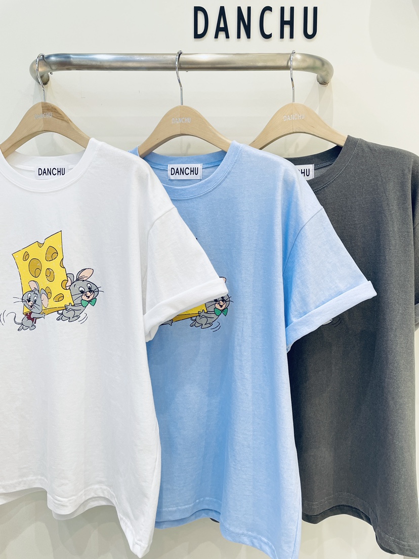 DANCHU韓國直郵女裝新款26春夏熱賣推薦時尚職業休閑人氣T恤DANCHUT恤