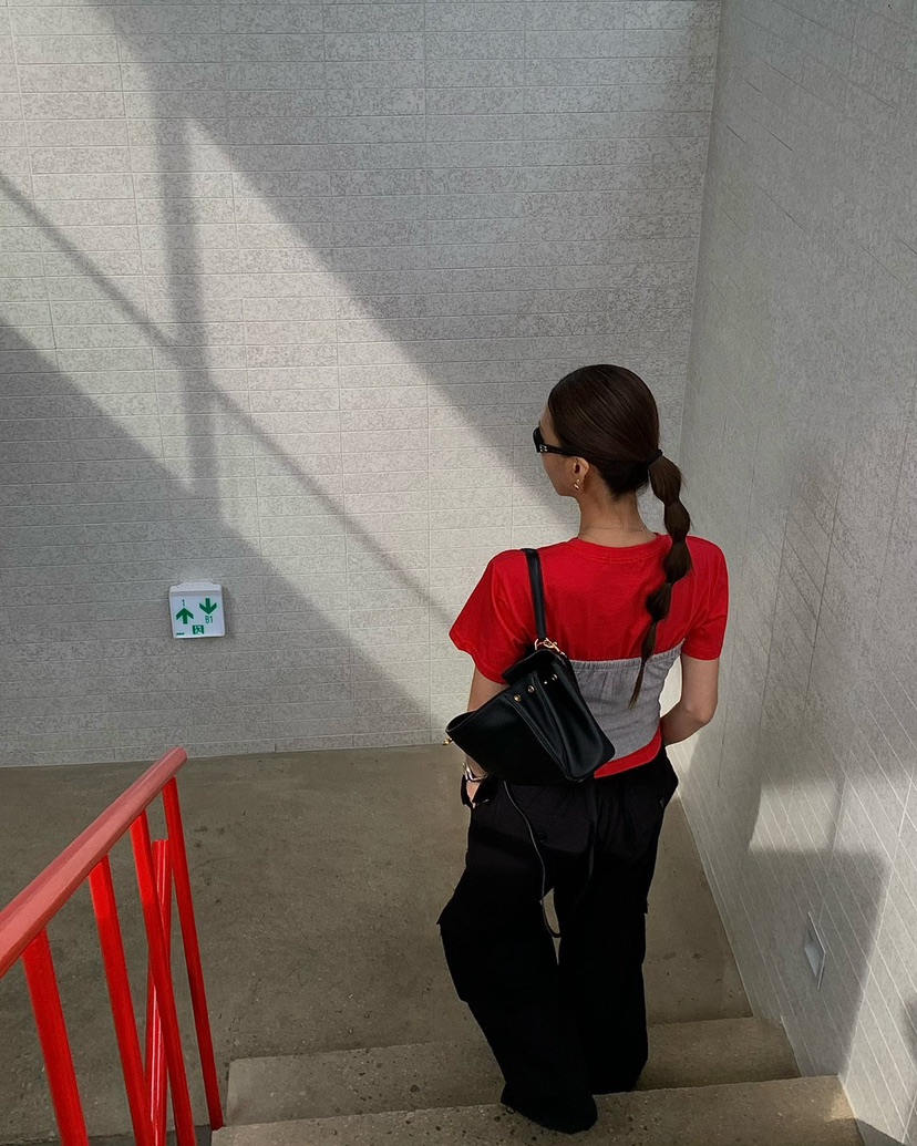 REVE CITE-L韓國東大門直郵女士新品熱賣吊帶背心不含內搭羅紋REVE CITE-L吊帶/背心