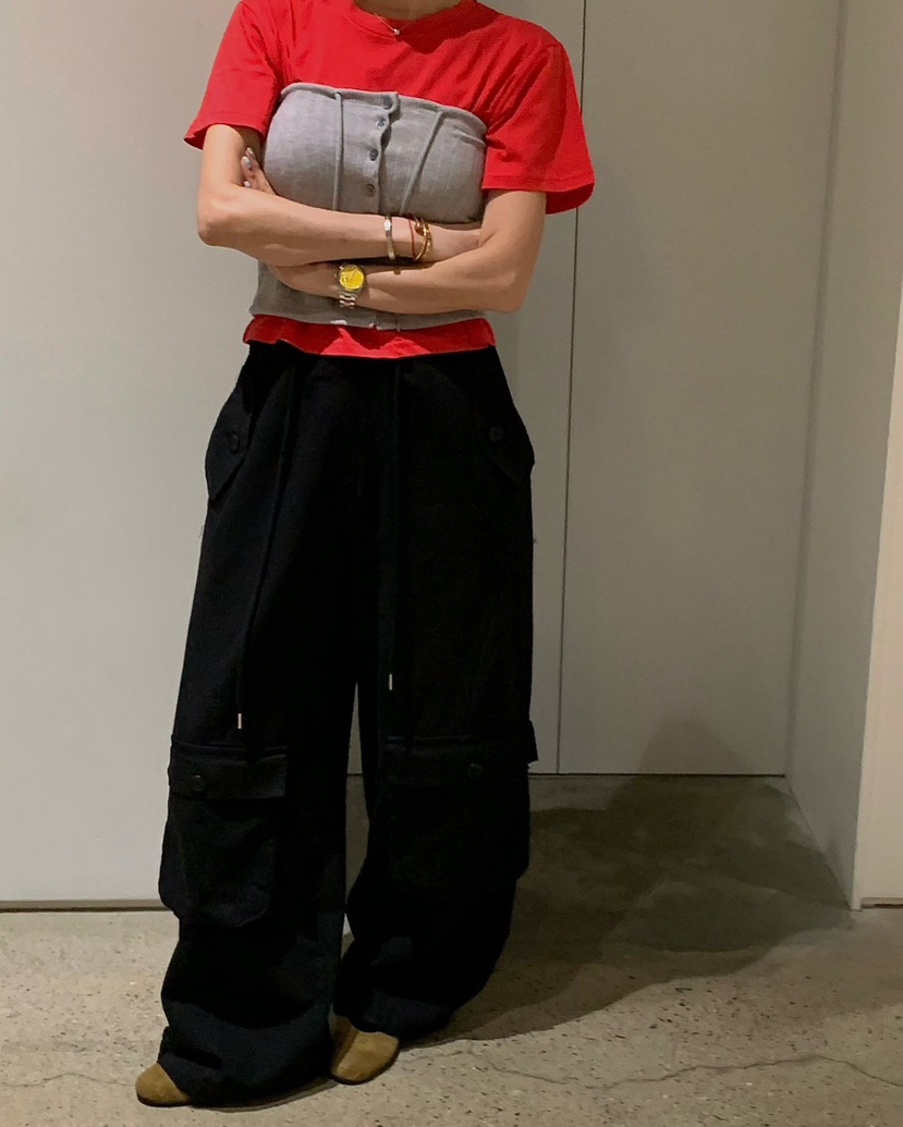 REVE CITE-L韓國東大門直郵女士新品熱賣吊帶背心不含內搭羅紋REVE CITE-L吊帶/背心