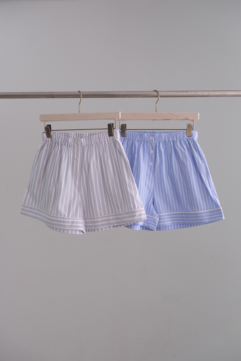 SORBET/FLAT WHITE韓國直郵女裝新款推薦26春夏短褲條紋SORBET/FLAT WHITE短褲