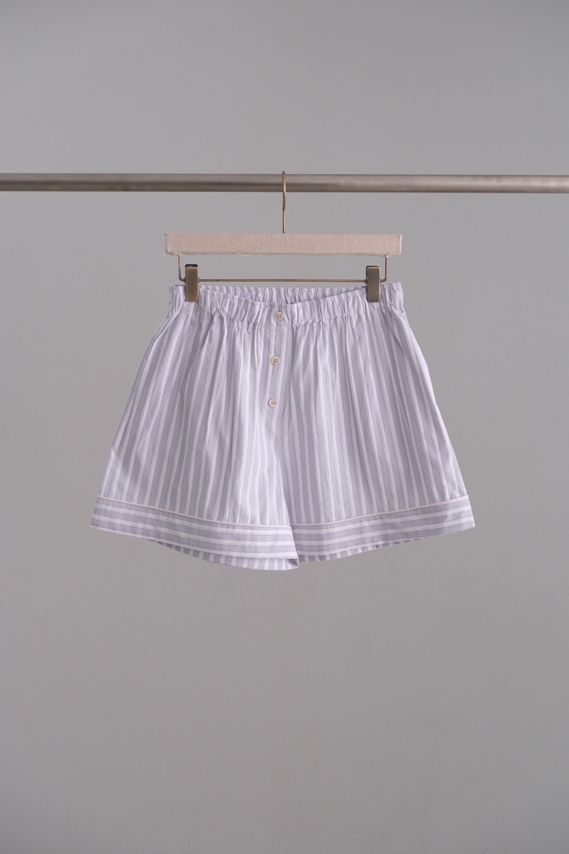 SORBET/FLAT WHITE韓國直郵女裝新款推薦26春夏短褲條紋SORBET/FLAT WHITE短褲圖色2