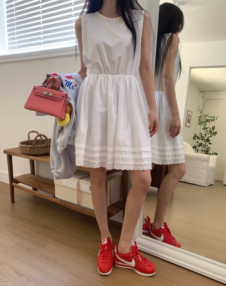 STAY HERE韓國東大門直郵女士新品推薦休閑熱賣時尚連衣裙STAY HERE連衣裙